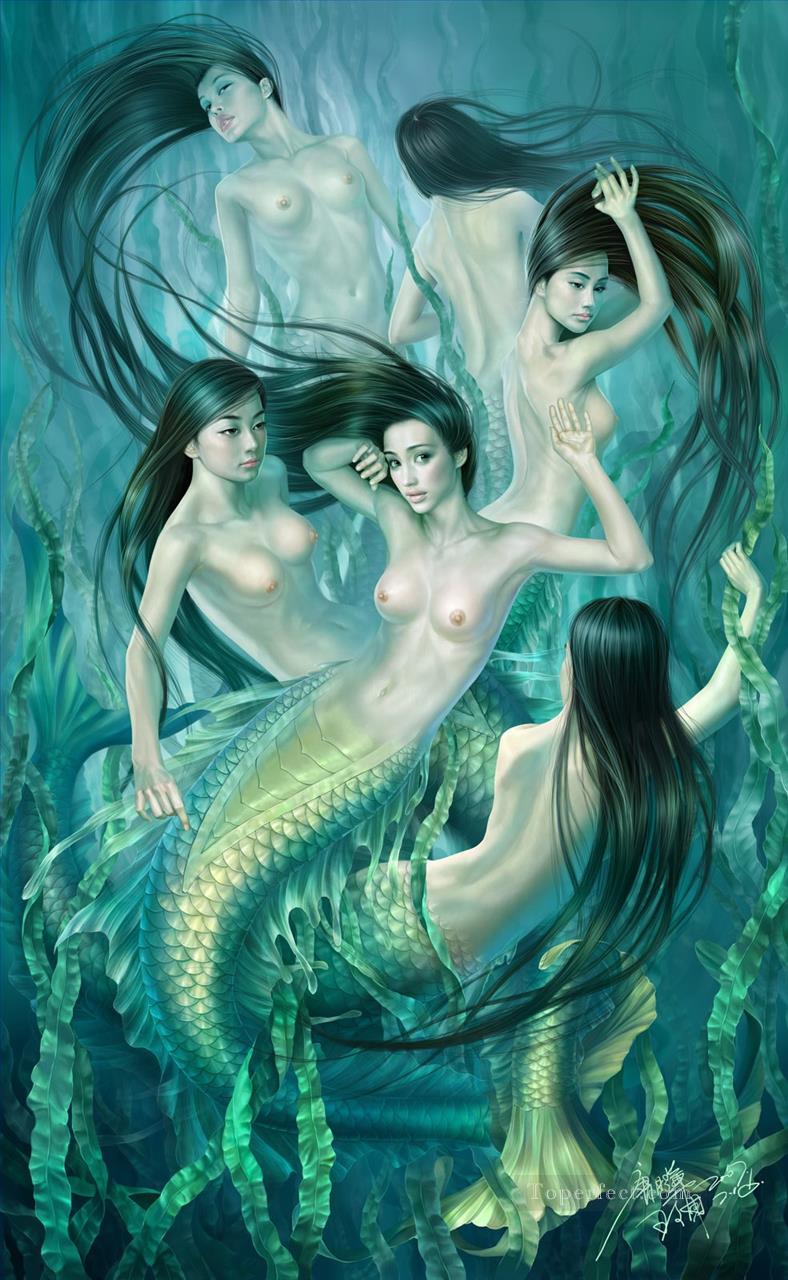 Topless mermaid pics